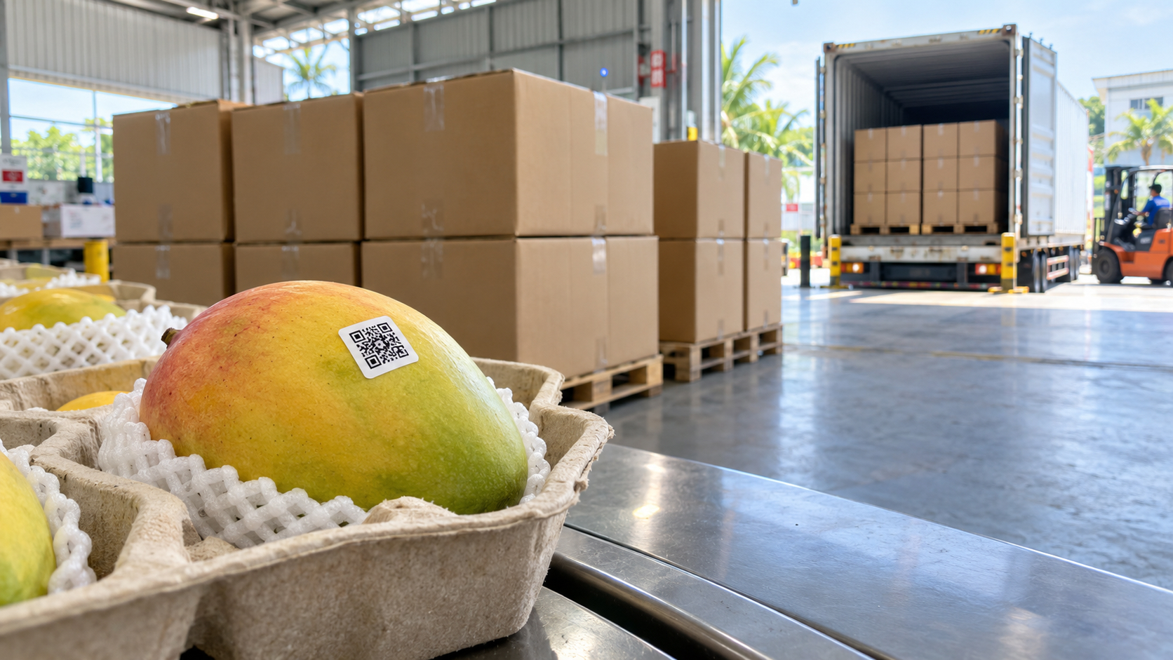 Tem truy xuất 3 cấp: quét một quả ra đúng vườn và nông hộ